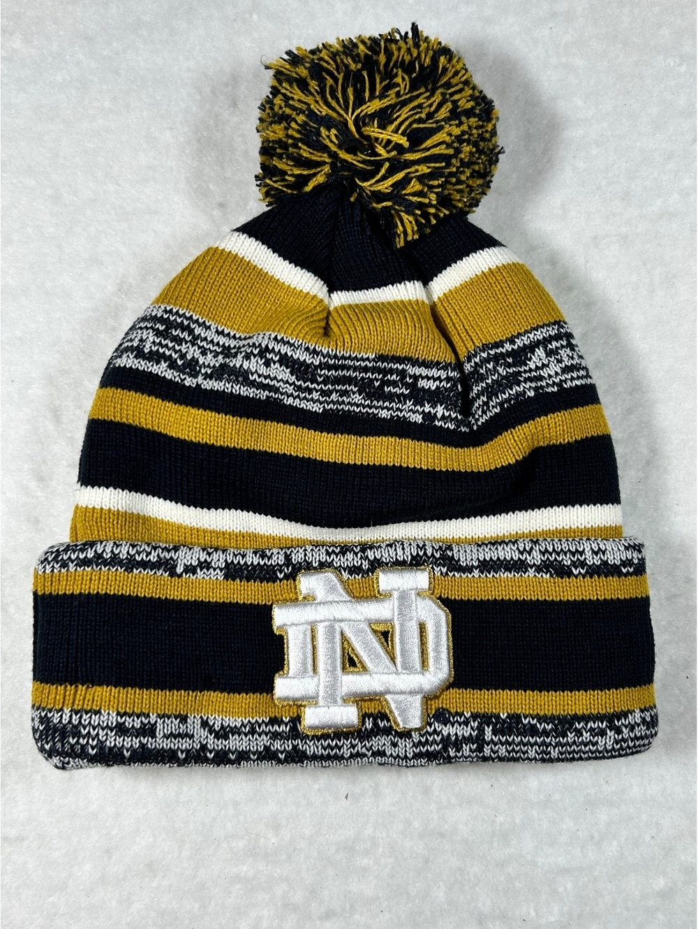 New Era Notre Dame Fighting Irish Knit Pom Beanie Hat